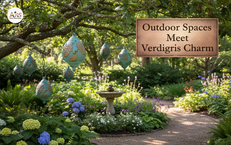 Decorating Your Outdoor Space with Oak Leaf Verdigris Birdhouses